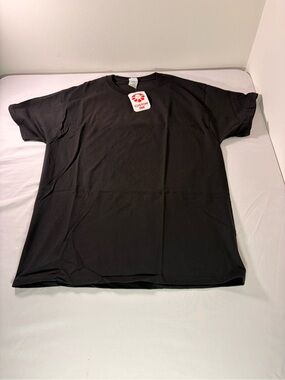 Hanes Black Short Sleeve Crewneck T-Shirt